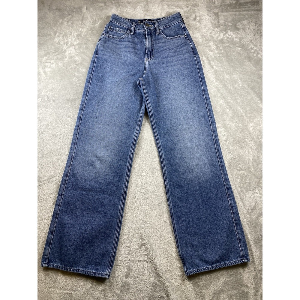 Hollister Jeans Women's Ultra High Rise‎ Baggy W24R OOR Medium Wash